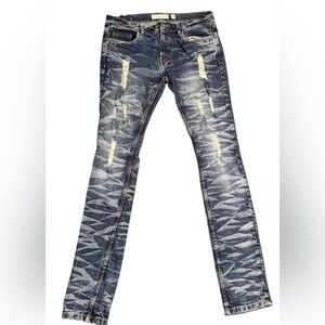Evolution in Design Men’s Distressed Jeans